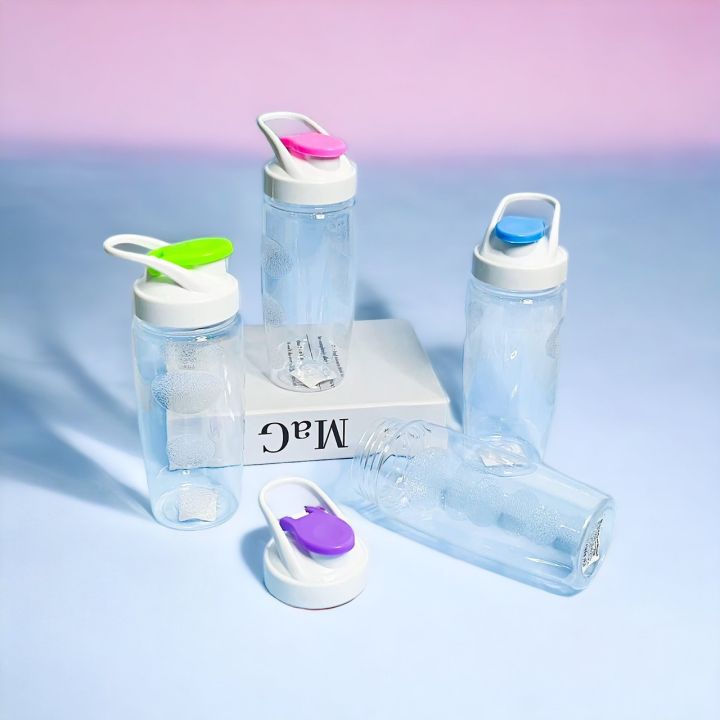 ขวดน้ำมีหู-ขวดน้ำดื่มพกพา-ขวดบรรจุน้ำดื่ม-600-ml-ขวดน้ำพลาสติกคละสี-สินค้าราคาต่อชิ้น-ส่งตรงจากไทย