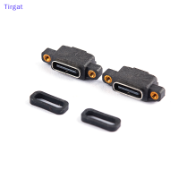 ?【Lowest price】Tirgat USB 3.1 Type-C 6 PIN FEMALE SOCKET SMD DIP Connector ที่มีรูสกรูสำหรับ DIY PCB