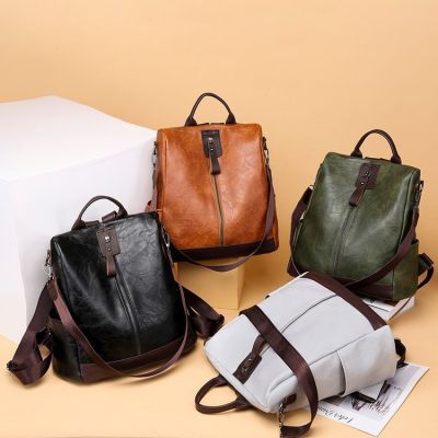 2023 New Womens Fashion Trendy One-Shoulder Bag Nylon Cloth Large Capacity Simple Casual Backpack Travel Backpack 2023