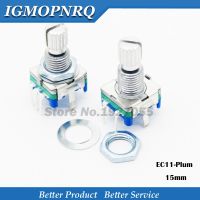 ✕ 5PCS Plum handle 20mm rotary encoder coding switch / EC11 / digital potentiometer with switch 5 Pin NEW