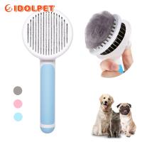 Dog or Cat Grooming Brush Pet Comb Effectively Removes Loose Undercoat Mats and Tangled Hair Slicker Brush for Pet Massage