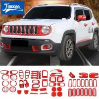 ❃ JIDIXIAN Red Car Exterior Decoration Cover Trim for Jeep Renegade 2015 2016 2017 2018 2019 2020 2021 2022 2023 Accessories