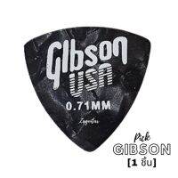 ปิ๊ก Gibson 0.71mm ทรงสามเหลี่ยม คุณภาพดีมาก ( ราคาต่อหนึ่งชิ้น ) เก็บปลายทางได้