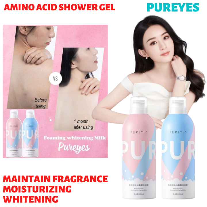 PUREYES SHOWER GEL MOISTURIZING AND REFRESHING BUBBLE SPA PUREYES AMINO