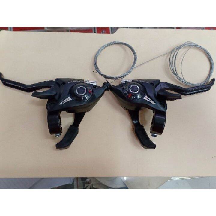 Ready Stock Bicycle Shifter and Brake Shimano. 3 speed crank. 7 or 8