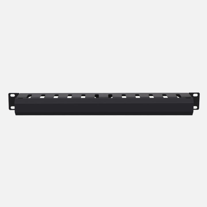 1u-cable-management-horizontal-mount-19-inch-server-rack-12-slot-metal-finger-duct-wire-organizer-with-cover