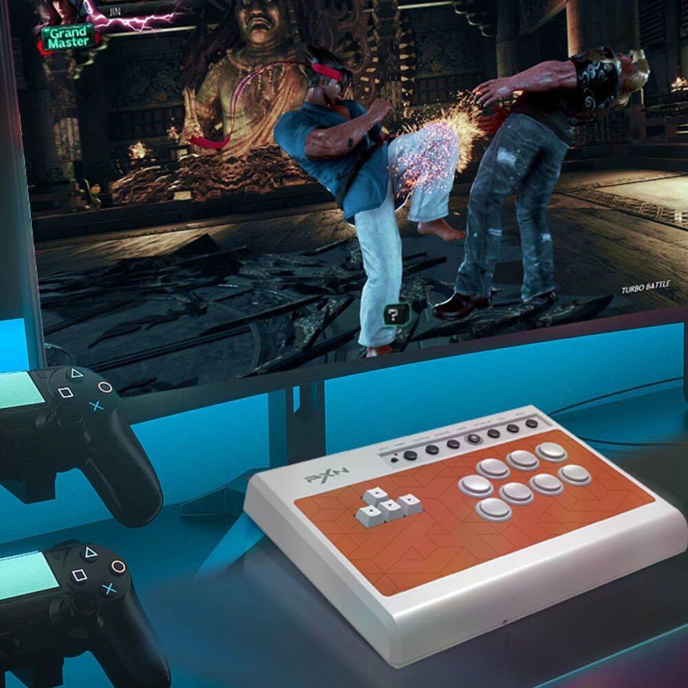 Arcade Fight Stick PXN X8 Joystick Wired Game Controller Fighting Stick ...