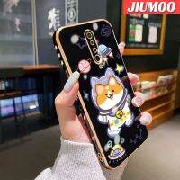 เคส JIUMOO สำหรับ Xiaomi MI F2 POCO X2เรดมี่เคส K30การ์ตูนน่ารักลายลูกสุนัขอวกาศดีไซน์ใหม่นิ่มเคลือบเคสโทรศัพท์ขอบด้านข้างเคสกันกระแทกสี่เหลี่ยมคลุมทั้งหมดป้องกันเลนส์กล้อง