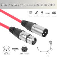 【YF】 5 Colors 3Pin XLR Cable Male to Female Canon Plug Audio Shielded 1PC For Mixer Microphone Amplifier Dropship