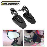 SEMSPEED 1คู่22มิลลิเมตร7/8 H Andlebarมองหลังกระจกมองข้างมองหลังสำหรับคาวาซากินินจา300R EX300 ABS ZX6R 636 ZX7R Z1000 ZR1000 ABS