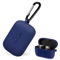 ❀ 2020 Released Soft Silicone Skin Shock-Absorbing Protective Case Cover with Keychain for Jabra Elite Active 75t Back LED Visible