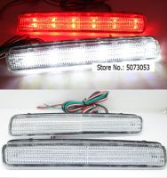 ไฟท้ายหยุดเบรกสะท้อน Bemper Belakang LED เลนส์คริสตัลเหมาะสำหรับ Toyota Spade Esquire Noah/voxy 80 Prius 40