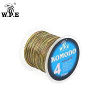 W.P.E KOMODO 100m Braided Fishing Line 4 Strands 0.6#-4.0# PE Fishing Line 10lb-40lb Leader Line Sinking Fishing Line Tackle