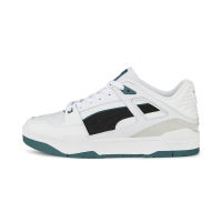 PUMA EVOLUTION - รองเท้าผ้าใบ Slipstream Suede FS Sneakers สีขาว - FTW - 38863403