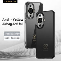 Lereach เคสผิวด้านโปร่งใส สำหรับ Huawei nova 11 Pro nova11 กรอบ TPU แบบนุ่มเคสโทรศัพท์ฝาครอบฮาร์ดดิสก์ PC