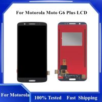 100 Tested 5.9 quot; For Motorola Moto G6 Plus Xt1926-5 XT1926-8 XT1926-6 XT1926 Touch Screen Digitizer LCD Assembly Replacement