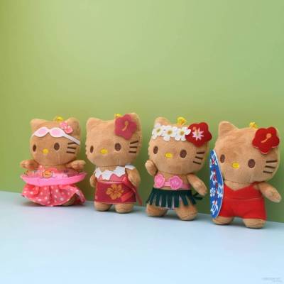 Eula Sanrio ตุ๊กตา Hello Kitty สีน้ําตาล เหมาะกับฤดูร้อน สําหรับเด็ก