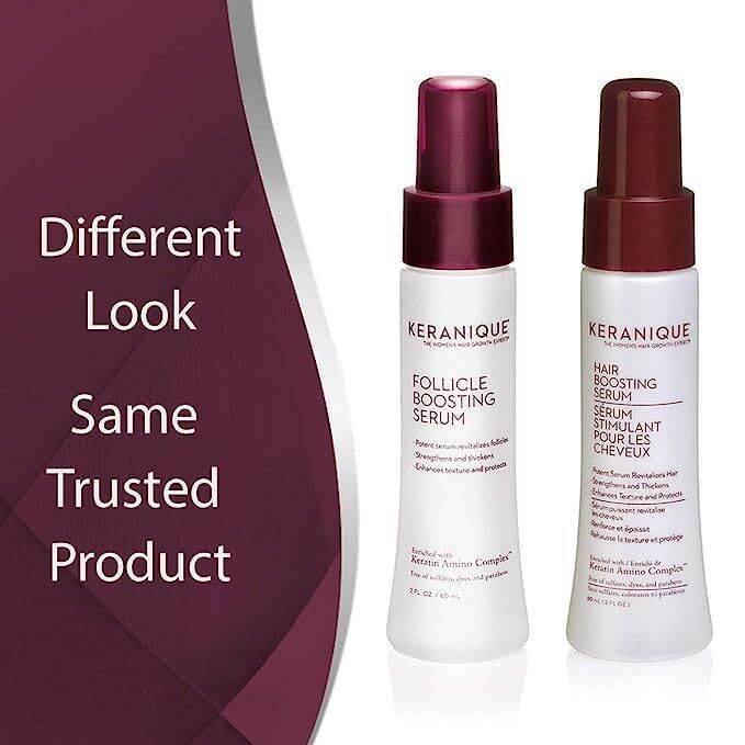 Keranique Follicle Boosting Serum for Healthy Hair Growth with Keratin