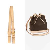 suitable for LV NOE BB Bucket Bag Adjustable Vegetable Tanned Leather Leather Bag Shoulder Strap Replacement Leather Shoulder Strap Accessories