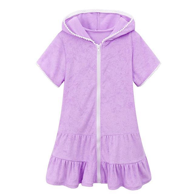 3-11-years-little-girls-swim-cover-up-kids-swimsuit-coverup-beach-bathing-suit-hooded-bathrobe-absorbent-terry-beach-dress-new