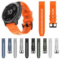 （Bar watchband）QuickFit 26 22 20มม.สายนาฬิกา ForFenix 6 6X5 5X Plus 3 3HR ซิลิโคน Fenix6 Fenix5Easyfit สายรัดข้อมือ