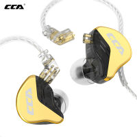 CCA CRA + หูฟังโลหะอินเอียร์ไดนามิกเบสหูฟัง HIFI หูฟัง IEM หูฟังตัดเสียงรบกวนชุดหูฟังกีฬาวิ่งหูฟังแบบมีสายดีเจแบบถอดได้2PIN สำหรับสมาร์ทโฟน MP3เครื่องเล่น MP4แท็บเล็ตแล็ปท็อปคอมพิวเตอร์