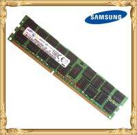 Samsung DDR3หน่วยความจำเซิร์ฟเวอร์16GB 32GB 1600MHz DDR3L อีซีซีอาร์อีจี PC3L-12800R ทะเบียน DIMM RAM 240pin 2RX4 12800 16G