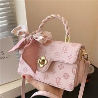 【Hot Sale】 High-end light luxury womens bag foreign style summer satchel female 2023 new forest fashion messenger