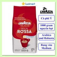 Cà phê Ý Lavazza nguyên hạt Lavazza Qualita Rossa Whole Bean Coffee Blend