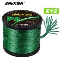 【CC】 BAKAWA 300M 100M 500M 1000M 12 Strands Braided Fishing PE Wire Multifilament 25-120LB Carp Weaves Saltwate