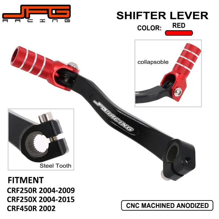 Bike Shifters JFG Racing Folding Shift Lever CNC Aluminum For