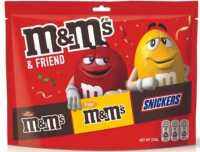 M&amp;Ms &amp; Friend Chocolate เอ็มแอนด์เอ็ม แอนด์เฟรนด์ ช็อกโกแล็ตรวม ชนิดต่างๆ ถุงใหญ่ 235 กรัม