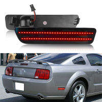 SXN ไฟ LED ด้านหลังรถสีแดง2ชิ้นสำหรับ Ford Mustang 2005 2006 2007 2008ไฟแสดงสถานะนำพับ2009 12โวลต์สำหรับ Ford Mustang