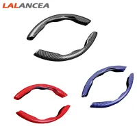 LAlancea Car Steering Wheel Cover Handle Booster Anti-slip Case Carbon Fiber Pattern Universal Interior Decoration【fast】