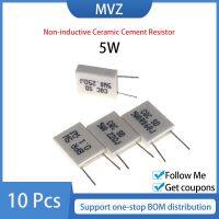 10pcs BPR56 5W 0.5R 0.68R 0.75R Ohm Non-inductive Ceramic Cement Resistor 0.82R 1R