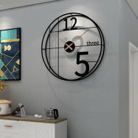 Modern simple clock home living room decorative clock Spanish iron fashion creative wall clock exclusive for