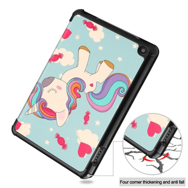 for-fire-7-fire7-case-2022-cute-unicorn-cat-flower-painted-shockproof-hard-pc-back-tablet-for-amazon-fire-7-inch-case-cover-kids