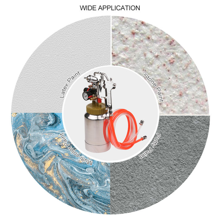 kkmoon-2l-หม้อแรงดันถังสเปรย์อากาศและเครื่องควบคุมสำหรับเครื่องพ่นหินธรรมชาติเครื่องพ่นสี-แหวนปิดผนึกสีส่งแบบสุ่ม-กาพ่นสีรถยนต์