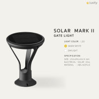 Solar Mark II - Gate light ไฟประตู/หัวเสา สีดำ