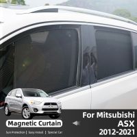 ที่บังแดดกระจกหน้าต่างรถสำหรับ Mitsubishi ASX GA 2012-2023ม่านเด็กร่มกันแดดพลังงานแสงอาทิตย์ม่านบังแดด