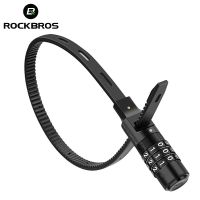 【CW】 ROCKBROS Password Helmet Lock 3 Code Multipurpose Electric Motorcycle Anti-theft Accessories