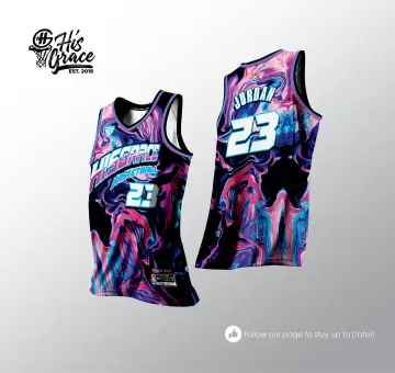NEW DESIGN - AMIANAN PINK FULL SUBLIMATION BASKETBALL JERSEY FREE CUSTOMIZE  OF NAME AND NUMBER