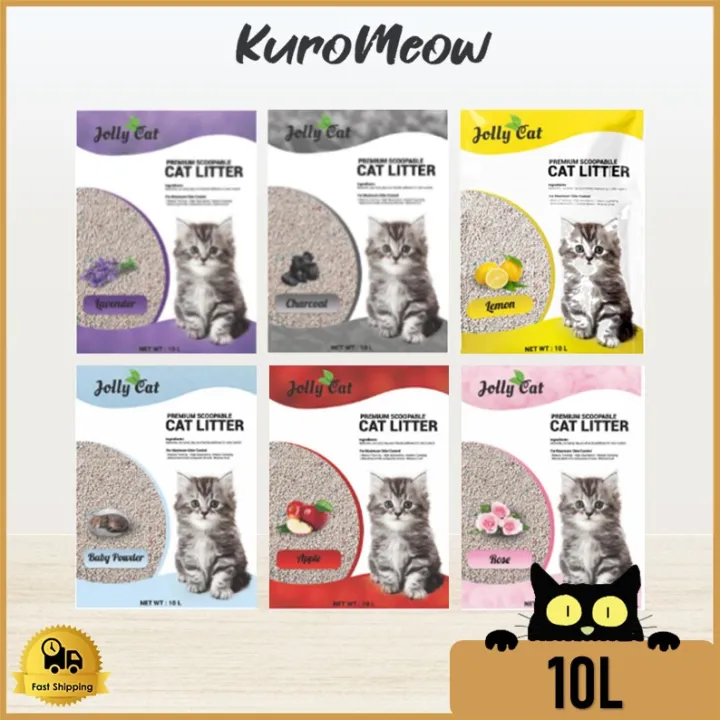 Jolly Cat Cat Litter Lemon 10L (Pasir Kucing Murah) ( KuroMeow Pets
