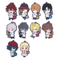 bjh☾  DIABOLIK LOVERS Anime Sakamaki Ayato Laito Shu Reiji Subaru Mukami Ruki XMAS VER. Rubber Keychain