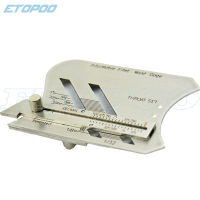 ETOPOO สแตนเลส MG-3 เกจเชื่อมแบบปรับได้ ไม้บรรทัดตรวจสอบการเชื่อมแบบปรับได้ เกจเชื่อม