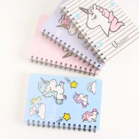 Kawaii Unicorn Coil Book Ring Binder Loose Leaf Traveller Pocket Notebook Diary Notepad Planner Original Gift Stationery