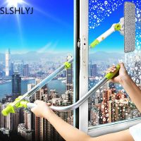 【DT】hot！ Eworld Hot Upgraded Telescopic High-rise Window Cleaning Glass Cleaner Brush For Washing Dust Clean Windows Hobot