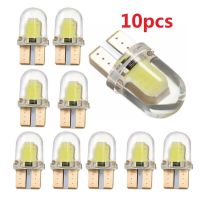 (Premium car)10/20ชิ้น4ชิปซังแสงรถยนต์ LED W5W T10 194 168 W5W 4SMD สำหรับที่จอดรถหลอดไฟลิ่มโปรโมชั่นโคมไฟซิลิกาเจลรถใบอนุญาตแสง