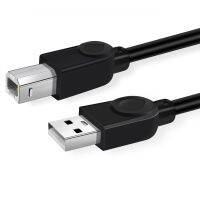 1.5/3/5/10M USB2.0แบบพกพาพิมพ์ PVC High Speed Transfer เครื่องพิมพ์สายสแกนเนอร์สายไฟความเร็วสูง