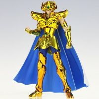 CS Model Saint Seiya Myth Cloth EX Leo/Lion Aiolia 24K With Phoenix Ikki Head Gold Knights Of The Zodiac Action Figure In Stock